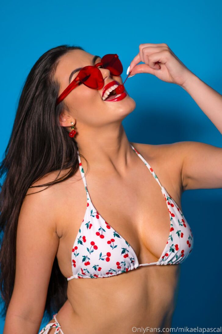 Mikaela Pascal Cherry Bikini Onlyfans Set Leaked Lewd Influencers