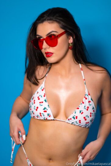 Mikaela Pascal Cherry Bikini Onlyfans Set Leaked Lewd Influencers