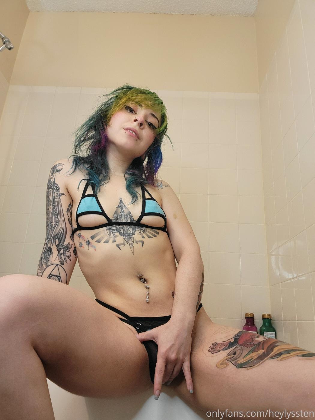 Heylyssten Bikini Shower Masturbation Onlyfans Set Leaked Lewd