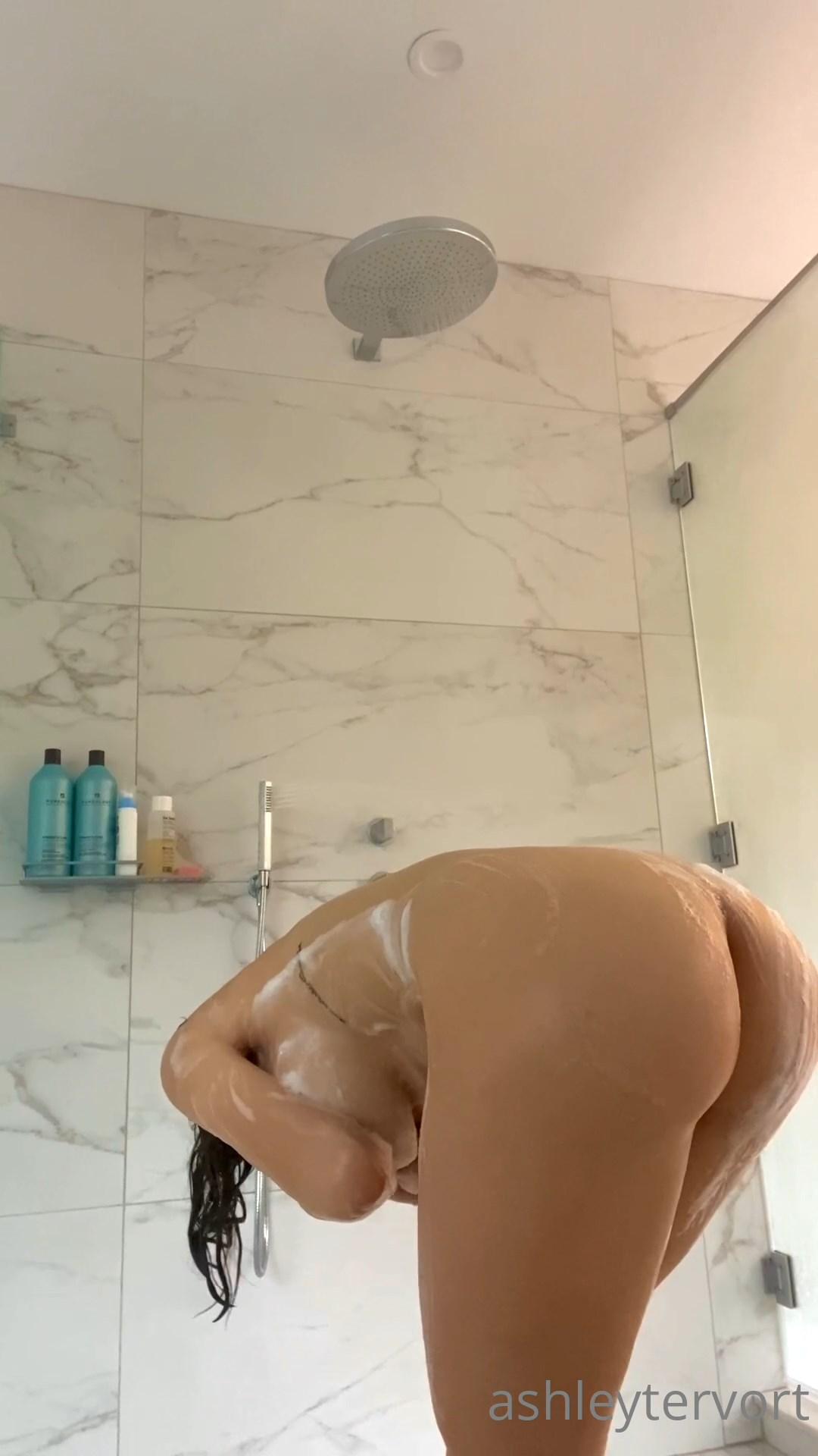 Ashley Tervort Nude Shower Scrubbing Onlyfans Video Leaked Lewd